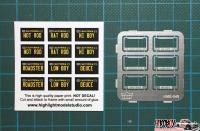 1:24 License Plate Frames + License Plates 4 (Photoetched)