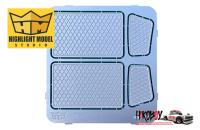 1:24 VW Beetle door panels 2 (Photoetched) (Tamiya)