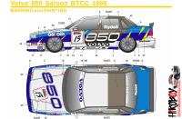 1:24 Volvo 850 Saloon BTCC 1995 (Q8) Decals (Tamiya)