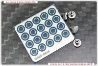 1:24 Wheel Nuts (for Racing Nissan GT-R's)