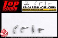 1:24 / 1:20 Resin Hose Joints (0.8mm)