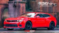 1:25 2016 Chevrolet Camaro Shooting Brake Transkit