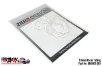 0.6mm Coloured Micro Tubing - Clear