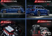 1:8 Audi RS 6 Avant (2019) - 4663 pcs Brick Kit