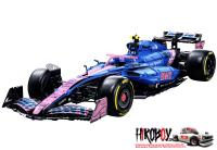 1:8 BWT Alpine F1 Team A525 Racing Car - 2173 pcs Bricks Kit