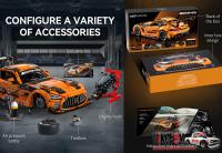 1:8 Mercedes AMG GT3 - 5466 pcs Bricks Kit