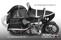 1:9 Brough Superior Alpine Grand Sports Sidecar 1937