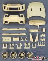 1: 24 Nissan R35 GT-R  2022 Facelift Transkit/Detail-up Set (Resin+PE+Decals+Metal Parts)