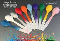 Large Plastic Spoons for Test Painting (Various Qty's Available)