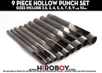 9 Piece Hollow Punch Set