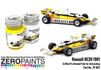 Renault RE30 1981 Yellow and White Paint Set 2x30ml