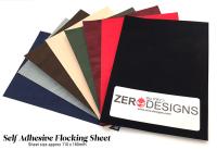 Black Self Adhesive Flocking Sheet