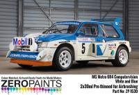 MG Metro 6R4 Computervision - White and Blue Paint Set 2x30ml