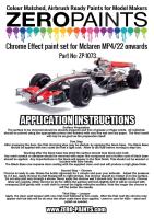Chrome Effect Paint - Mclaren MP4/22 onwards 3x30ml
