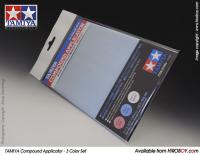 Compound Applicator - 3 Colour Set Tamiya #87090