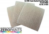 FINE Foam Backed Sanding Pads P800 (x3)