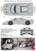 1:24 Ferrari FXX Japanese Decals
