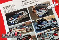 1:24 Ford Fiesta WRC - F. Delecour Rally Monte Carlo 2012 Decals (Belkits)