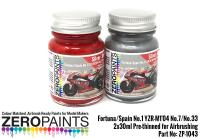 Fortuna/Spain No.1 YZR-M1'04 No.7/No.33 Paint Set 2x30ml