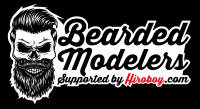 Bearded Modelers (Hiroboy.com) Sticker 150mm