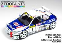 Peugeot 306 Maxi 1996 Rally Monte Carlo Blue/White Paint Set 2x30ml