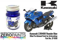 Kawasaki ZZR1400 Thunder Blue Paint 30ml