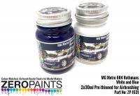 MG Metro 6R4 Rothmans - White and Blue Paint Set 2x30ml