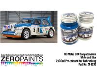 MG Metro 6R4 Computervision - White and Blue Paint Set 2x30ml
