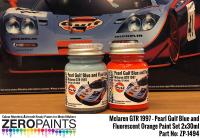 Mclaren F1 GTR 1997 - Pearl Gulf Blue and Fluorescent Orange Paint Set 2x30ml