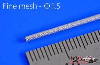 Metal Mesh Hose (Fine) 1.5mm 89mm long x 5 Pieces - P1169