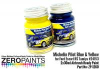 Michelin Pilot Blue & Yellow Paint Set 2x30ml For Ford Escort RS #24153