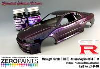 Midnight Purple 3 - LX0 Nissan GT-R R34 2x30ml (Limited Edition Colour)