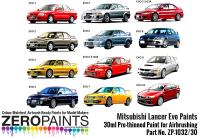 Mitsubishi Lancer Evo Paints 30ml