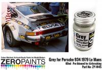 Grey for Porsche 934 1979 #84 Le Mans Paint 60ml