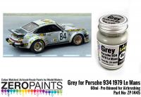 Grey for Porsche 934 1979 #84 Le Mans Paint 60ml