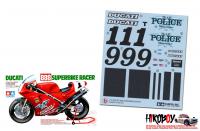 Spare Tamiya Decal Sheet B 1:12 Ducati 888 Superbike Racer - 14063