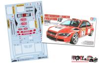 Spare Tamiya Decal Sheet A 1:24 Mitsubishi Lancer Evolution VII WRC 24257