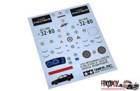 Spare Tamiya Decal Sheet 1:24 Mitsubishi Lancer Evolution VI - 24213