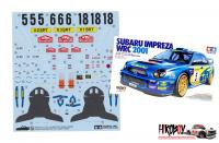 Spare Tamiya Decal Sheet B 1:24 Subaru Impreza WRC 2001 - 24240