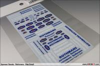 Sponsor Decals - Assorted Rothmans - Size Small