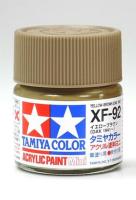 Tamiya Acrylic Mini XF-92 Yellow-Brown (DAK 1941) - 10ml Jar