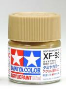 Tamiya Acrylic Mini XF-93 Light Brown (DAK 1942) - 10ml Jar