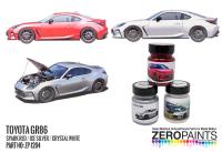 Toyota GR86 Spark Red / Crystal White / Ice Silver paint 60ml