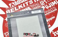 Upholstery Pattern Decals - Diamond Pattern 2 - Clear Background