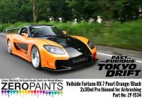 Veilside Fortune RX-7 Pearl Orange/Black Paint Set 2x30ml