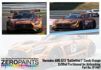 Mercedes AMG GT3 "Battlefield 1" Candy Orange Paint 2x30ml