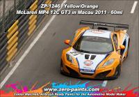 Yellow/Orange Paint McLaren MP4-12C GT3 in Macau 2011 (for Fujimi) 60ml