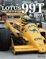 Joe Honda Racing Pictorial Vol #10: Lotus 99T & 100T 1987-88