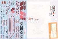 1:24 Toyota Tom's 84C Wacoal 1984 Decals (Tamiya)