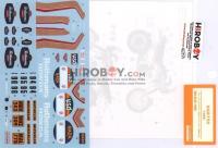 1:12 Honda NXR750 1986 Decals (Tamiya)